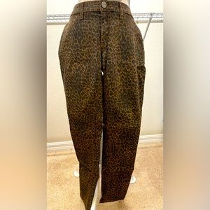 Cheetah print jeggings